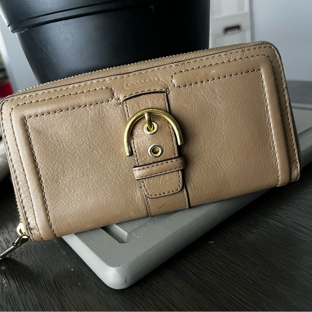 Leather Coach Wallet